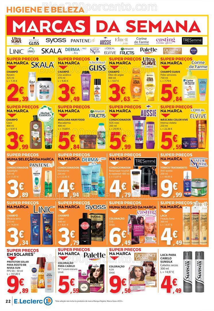 Antevisão Folheto E-LECLERC Promoções de 11 a 17 julho