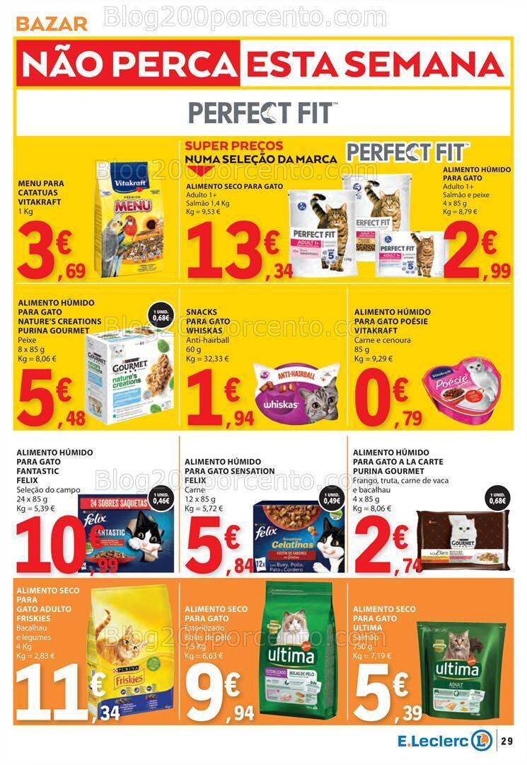 Antevisão Folheto E-LECLERC Promoções de 11 a 17 julho