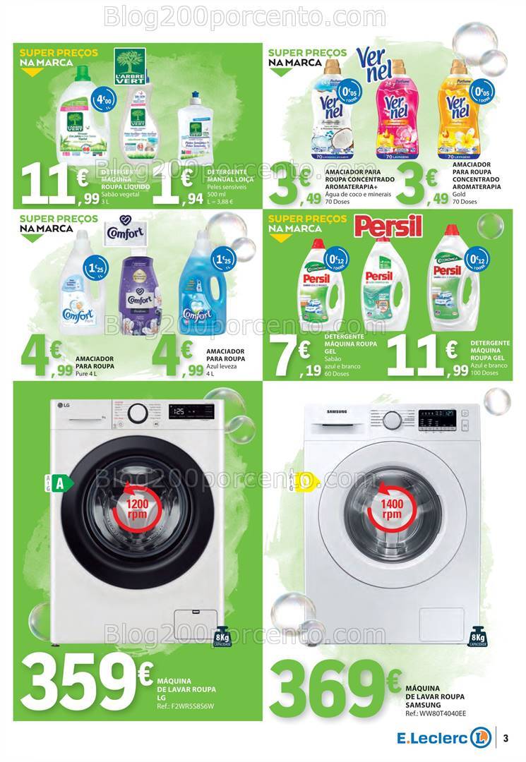 Antevisão Folheto E-LECLERC Especial Limpeza Promoções de 12 a 24 novembro