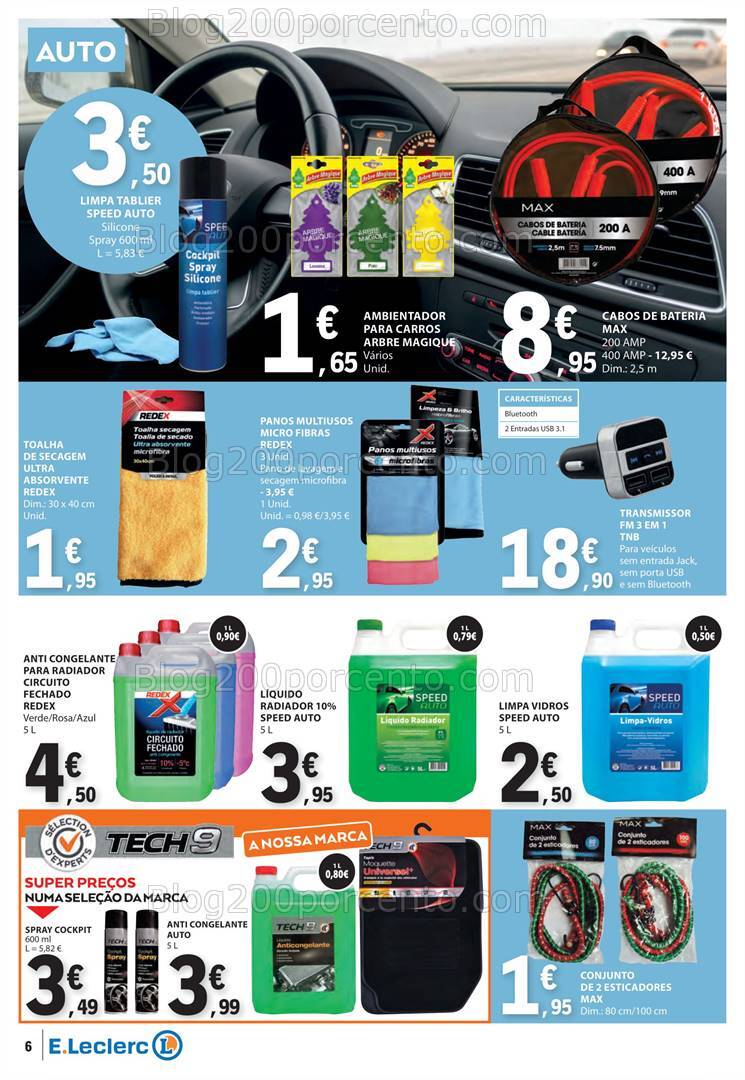 Antevisão Folheto E-LECLERC Bazar Promoções de 12 a 25 setembro