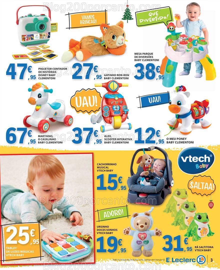 Antevisão Folheto E-LECLERC Brinquedos Natal - 12 novembro a 24 dezembro