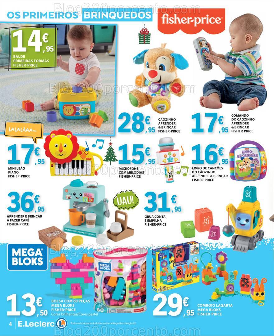 Antevisão Folheto E-LECLERC Brinquedos Natal - 12 novembro a 24 dezembro