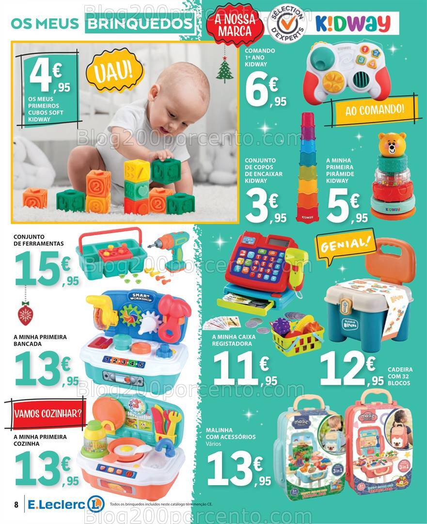Antevisão Folheto E-LECLERC Brinquedos Natal - 12 novembro a 24 dezembro