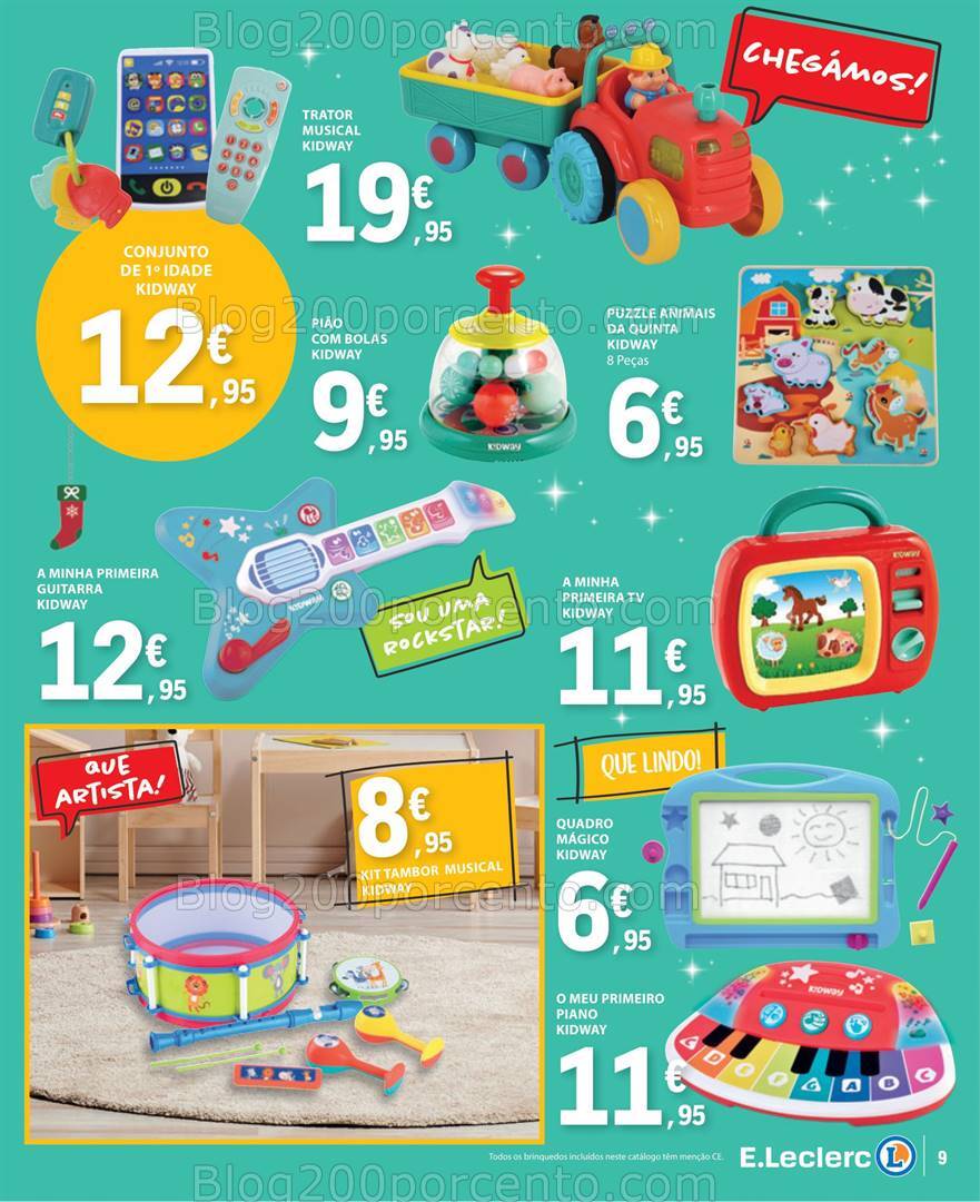 Antevisão Folheto E-LECLERC Brinquedos Natal - 12 novembro a 24 dezembro