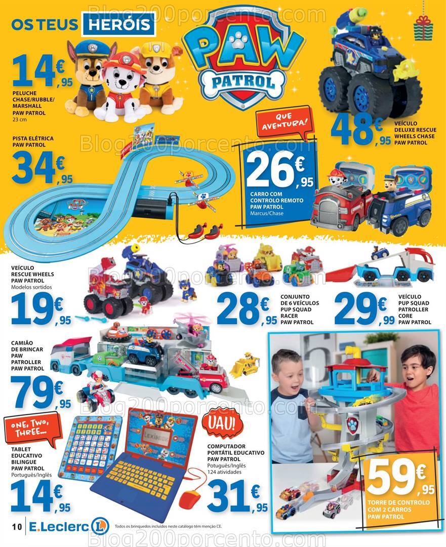 Antevisão Folheto E-LECLERC Brinquedos Natal - 12 novembro a 24 dezembro