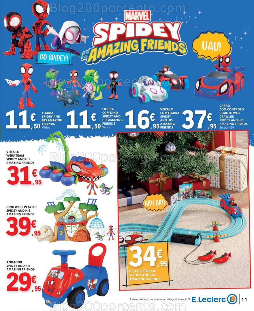 Antevisão Folheto E-LECLERC Brinquedos Natal - 12 novembro a 24 dezembro