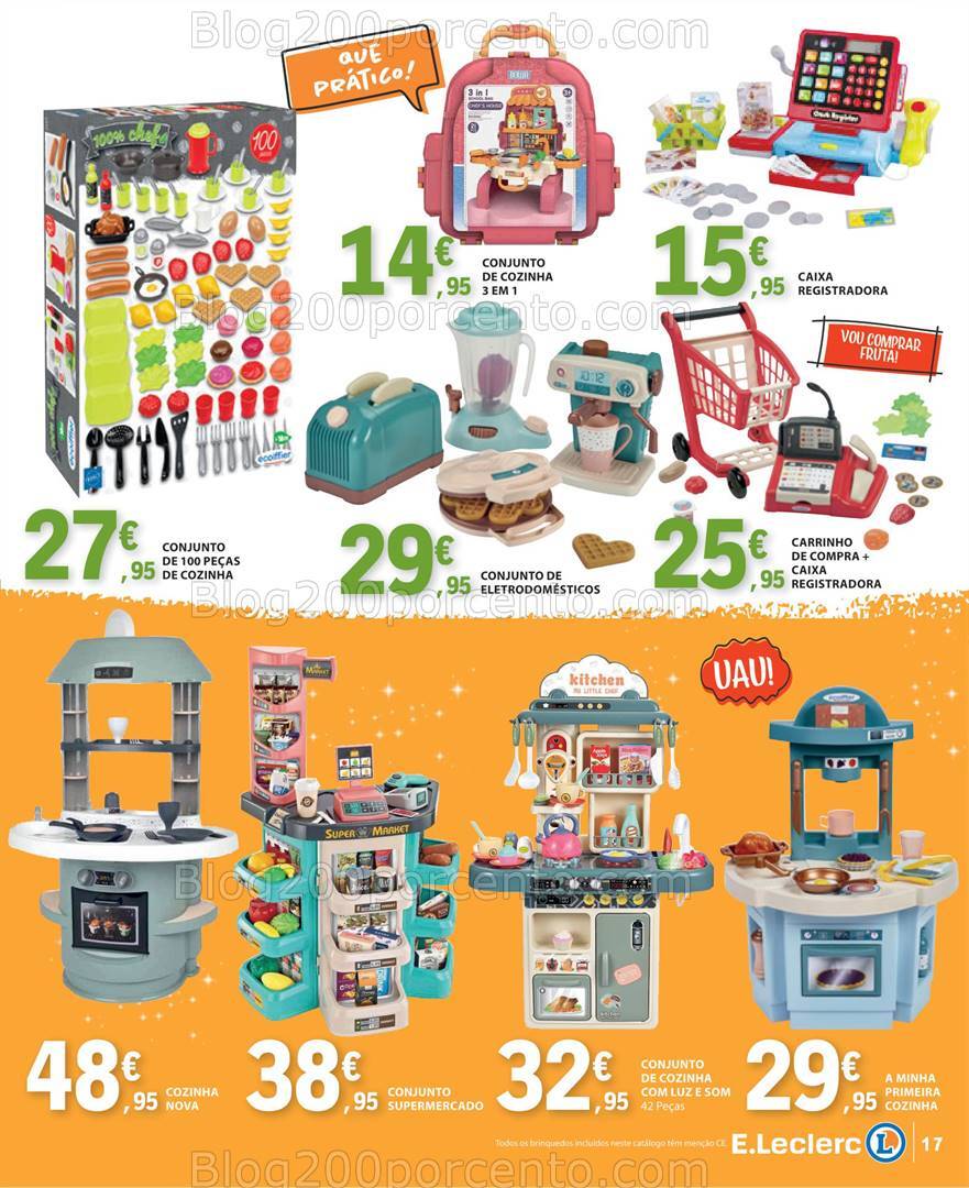 Antevisão Folheto E-LECLERC Brinquedos Natal - 12 novembro a 24 dezembro