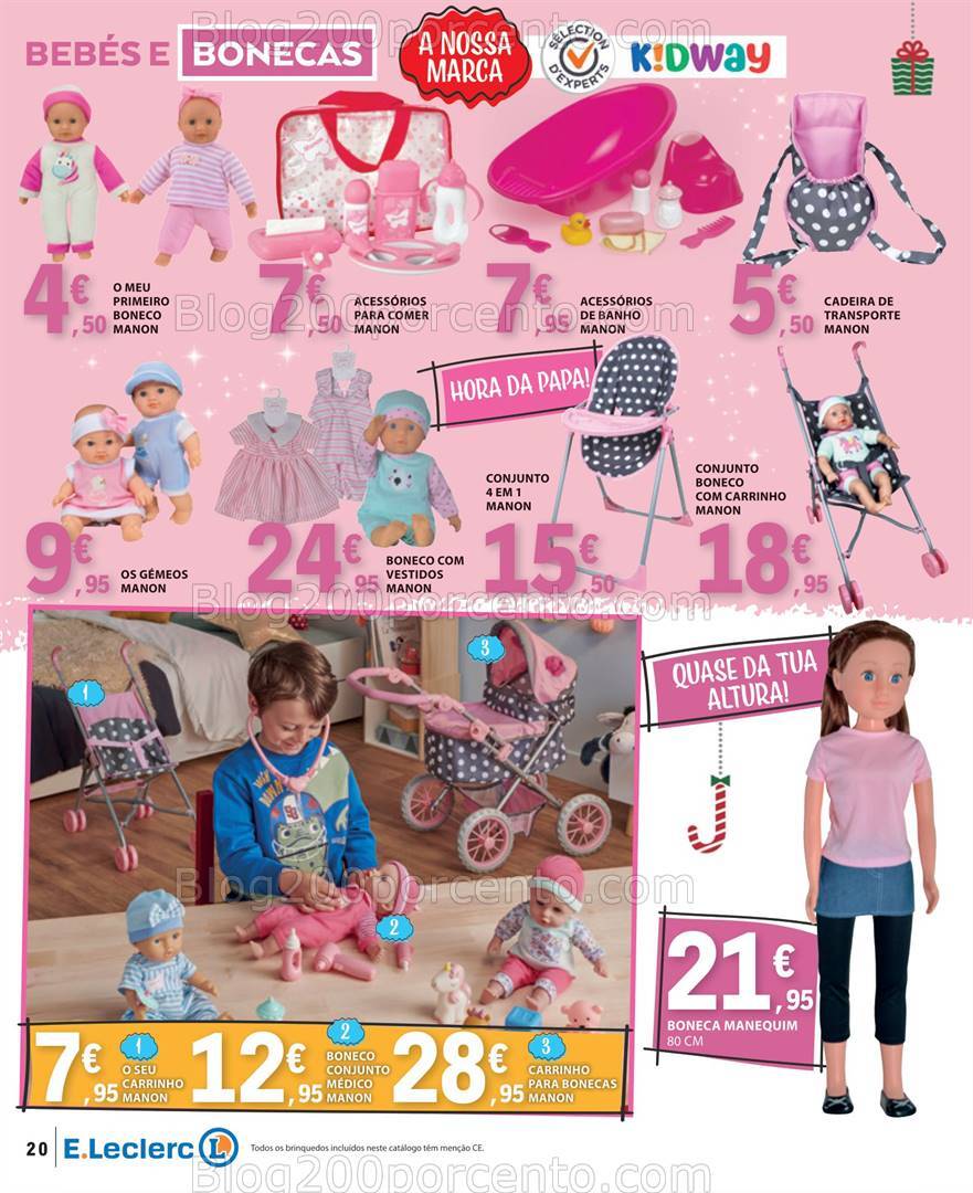 Antevisão Folheto E-LECLERC Brinquedos Natal - 12 novembro a 24 dezembro