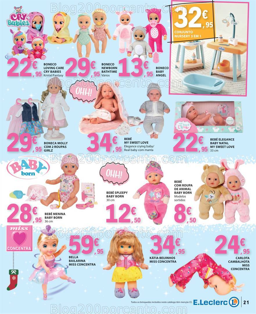 Antevisão Folheto E-LECLERC Brinquedos Natal - 12 novembro a 24 dezembro