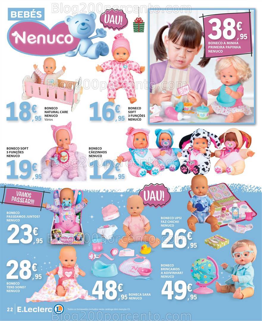 Antevisão Folheto E-LECLERC Brinquedos Natal - 12 novembro a 24 dezembro