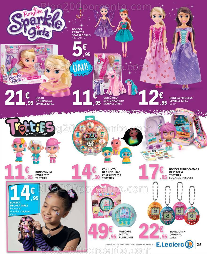 Antevisão Folheto E-LECLERC Brinquedos Natal - 12 novembro a 24 dezembro
