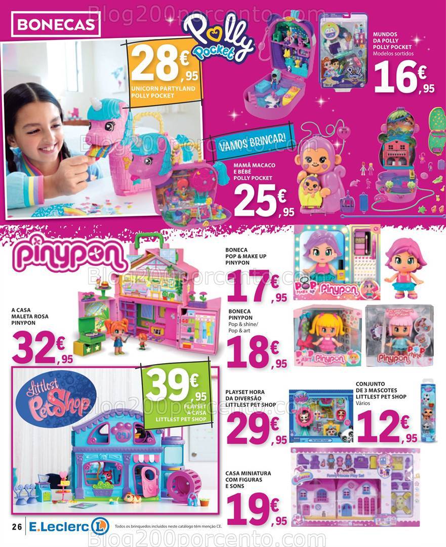 Antevisão Folheto E-LECLERC Brinquedos Natal - 12 novembro a 24 dezembro