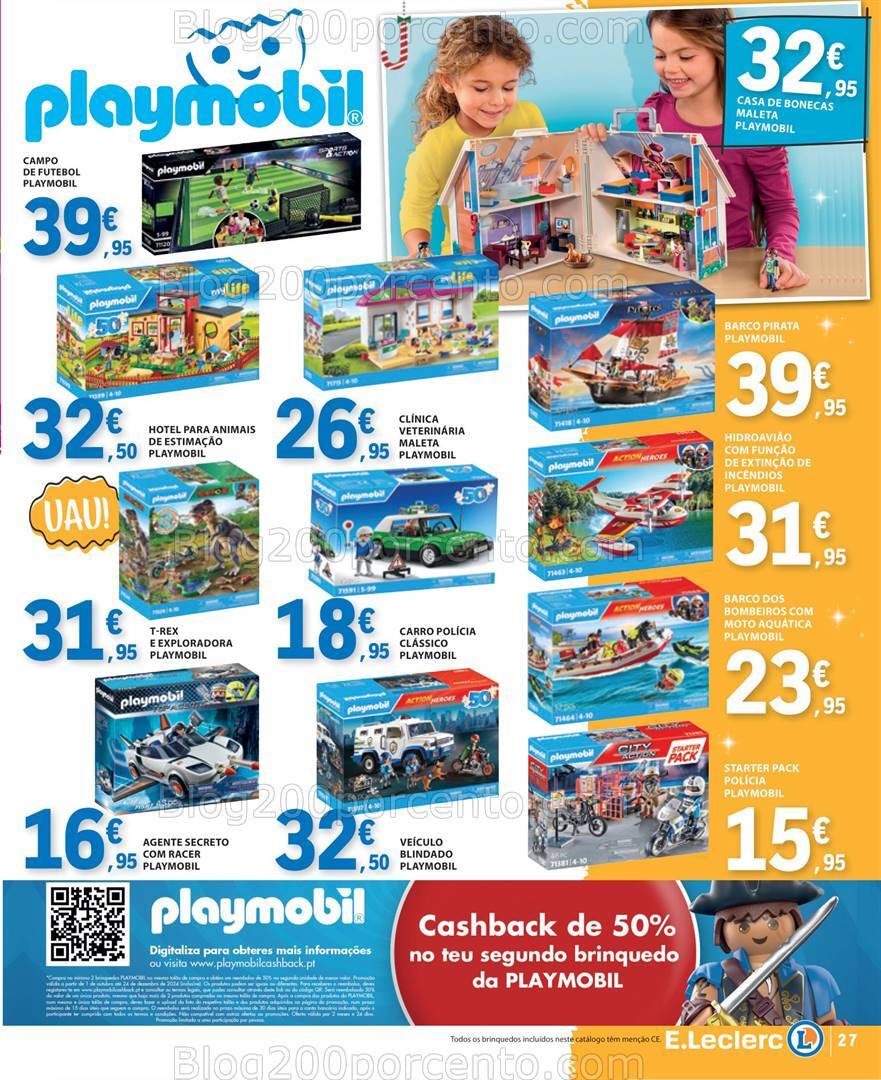 Antevisão Folheto E-LECLERC Brinquedos Natal - 12 novembro a 24 dezembro
