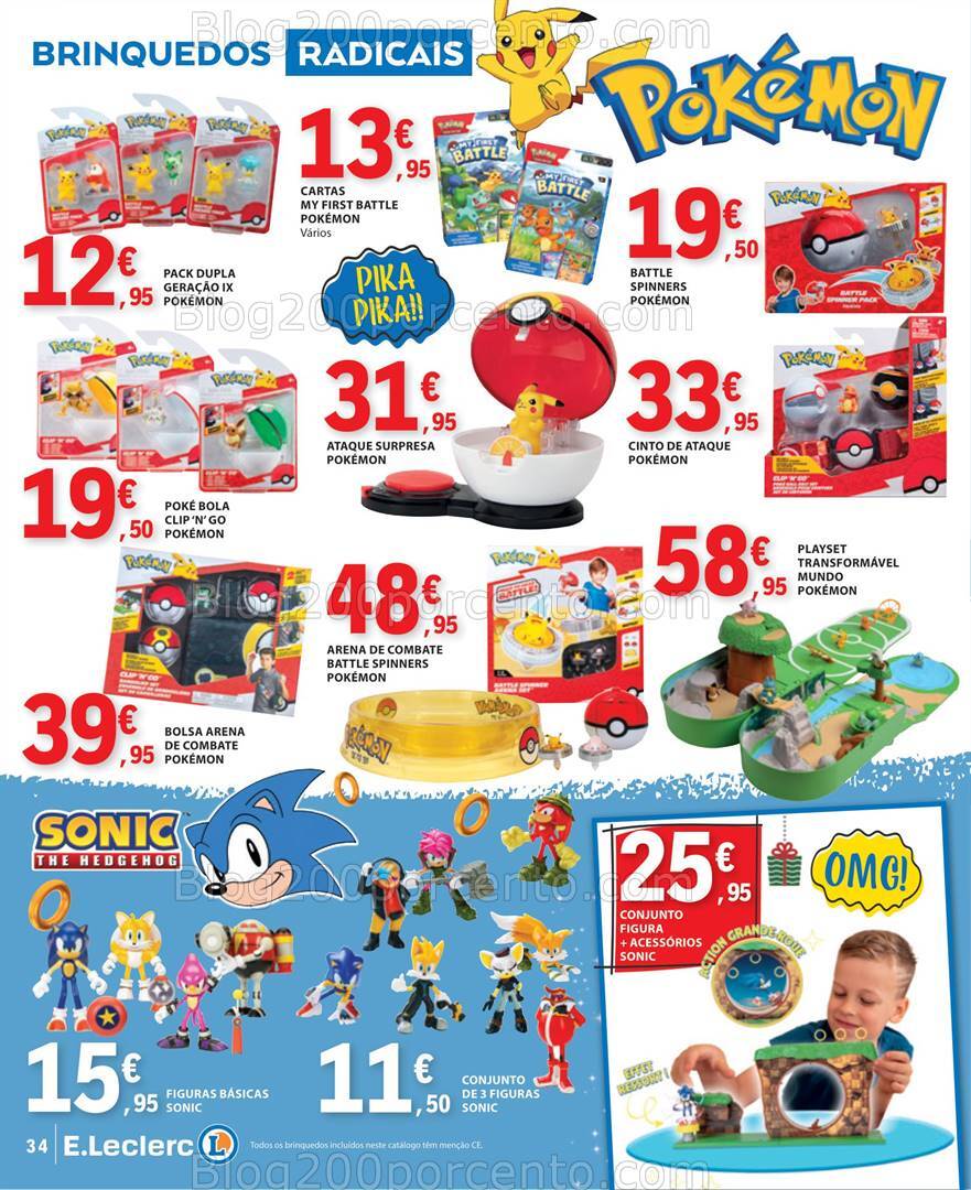 Antevisão Folheto E-LECLERC Brinquedos Natal - 12 novembro a 24 dezembro