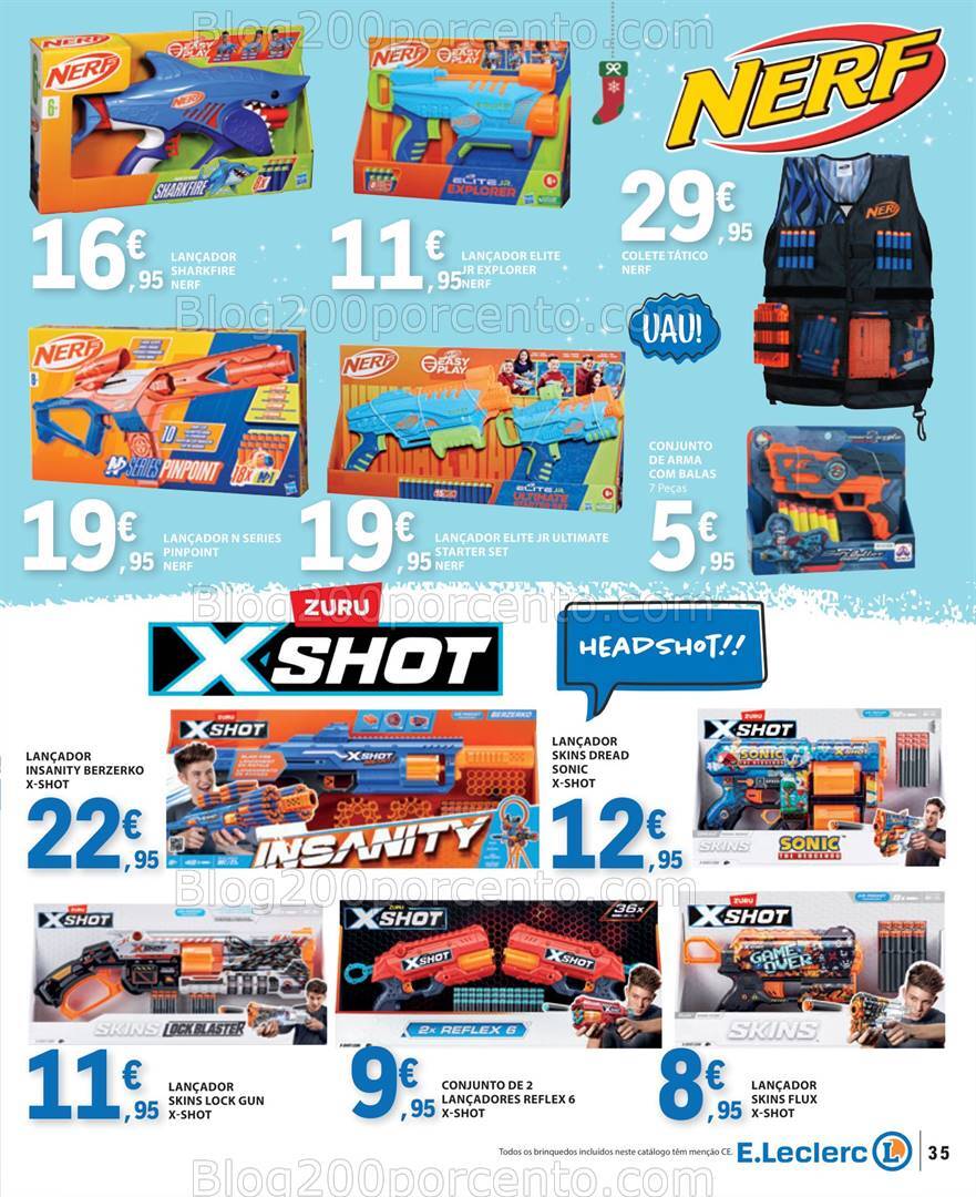 Antevisão Folheto E-LECLERC Brinquedos Natal - 12 novembro a 24 dezembro
