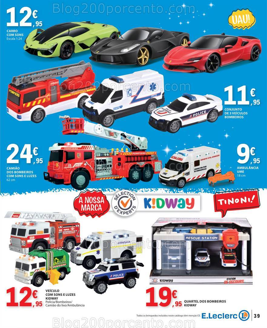 Antevisão Folheto E-LECLERC Brinquedos Natal - 12 novembro a 24 dezembro