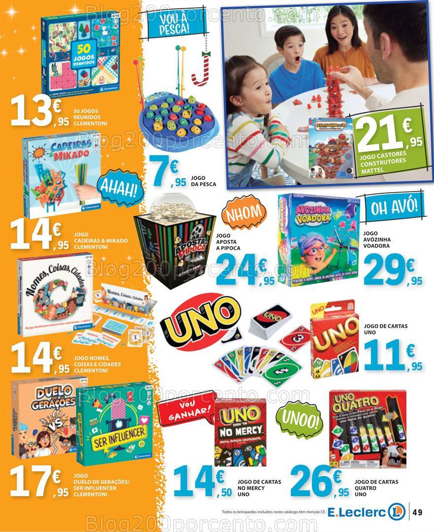 Antevisão Folheto E-LECLERC Brinquedos Natal - 12 novembro a 24 dezembro