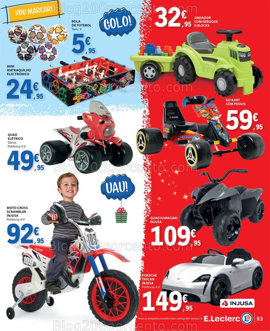 Antevisão Folheto E-LECLERC Brinquedos Natal - 12 novembro a 24 dezembro