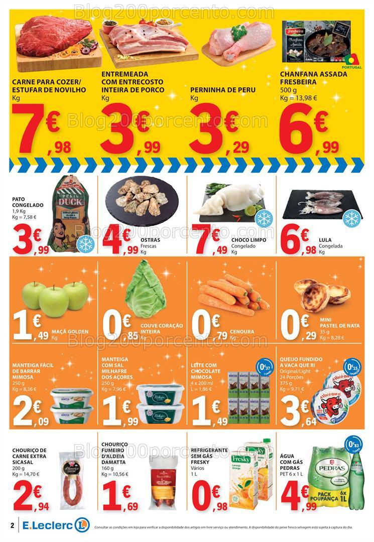 Antevisão Folheto E-LECLERC Promoções Fim de Semana - 13 a 15 dezembro