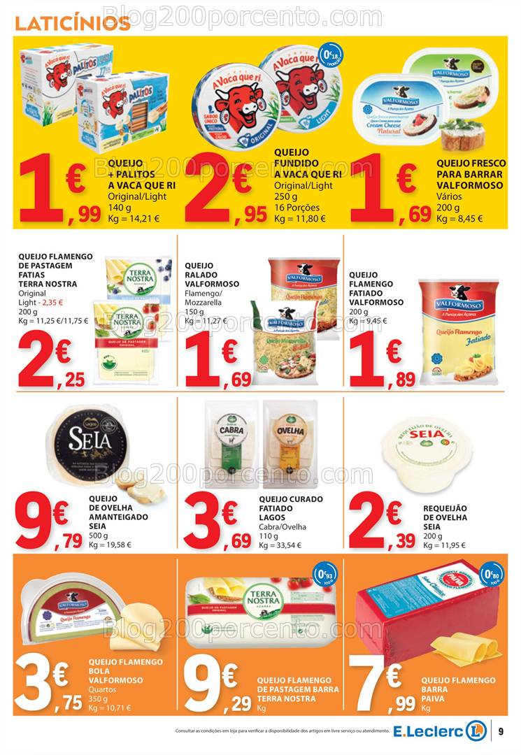 Antevisão Folheto E-LECLERC Promoções de 13 a 19 fevereiro