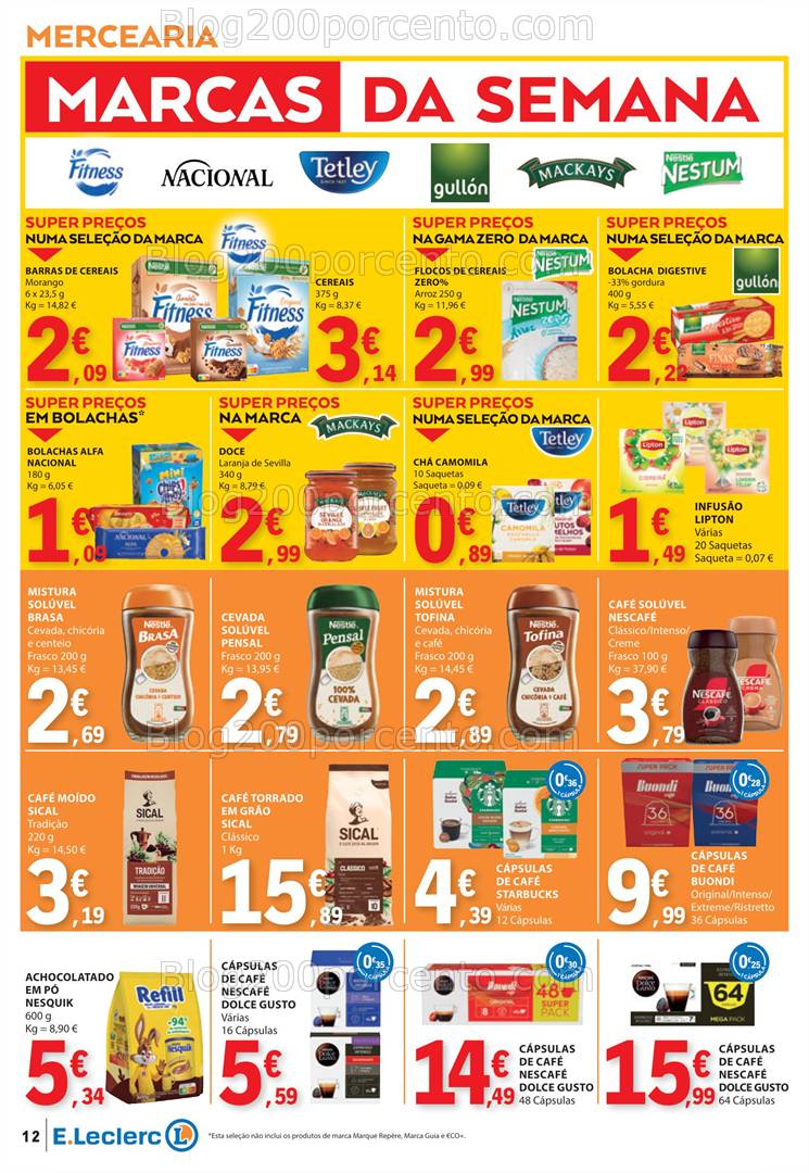 Antevisão Folheto E-LECLERC Promoções de 13 a 19 fevereiro