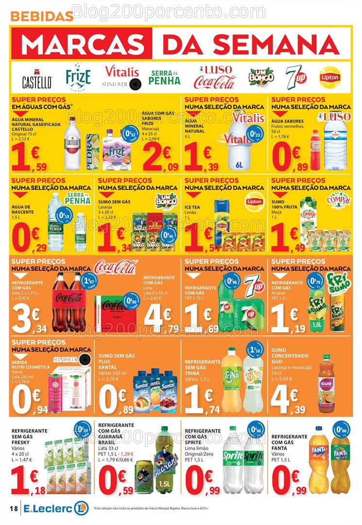 Antevisão Folheto E-LECLERC Promoções de 13 a 19 fevereiro