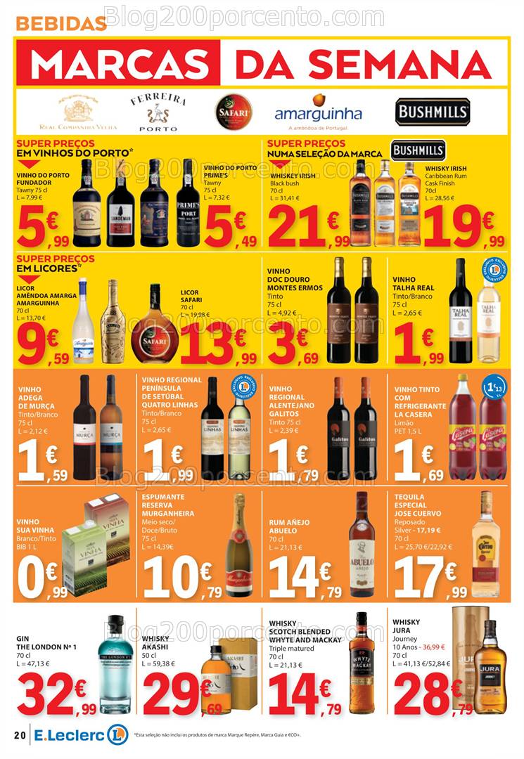 Antevisão Folheto E-LECLERC Promoções de 13 a 19 fevereiro