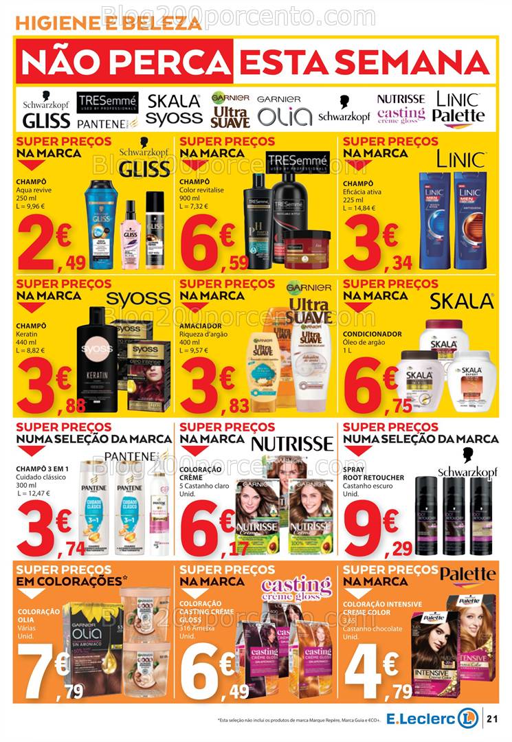 Antevisão Folheto E-LECLERC Promoções de 13 a 19 fevereiro