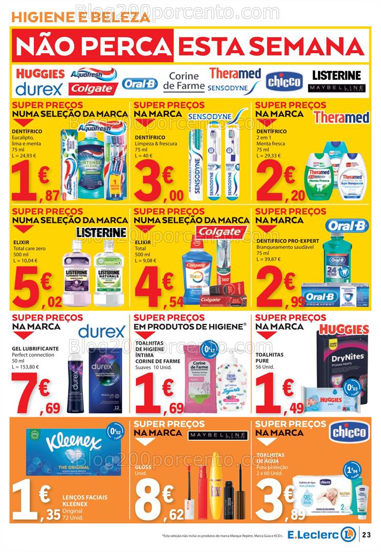Antevisão Folheto E-LECLERC Promoções de 13 a 19 fevereiro