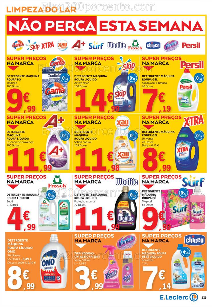 Antevisão Folheto E-LECLERC Promoções de 13 a 19 fevereiro