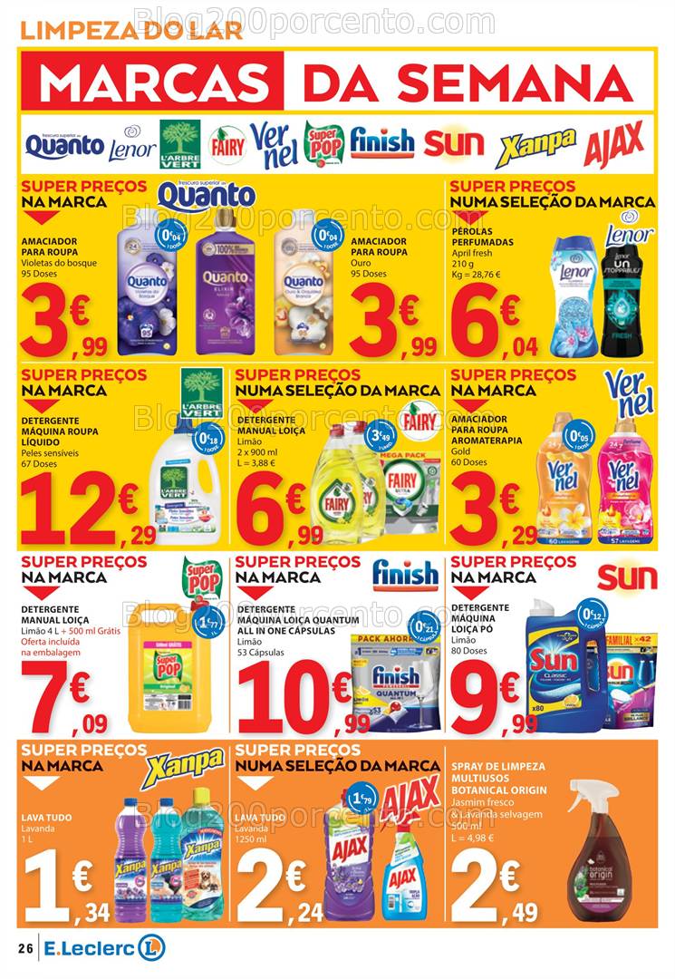 Antevisão Folheto E-LECLERC Promoções de 13 a 19 fevereiro