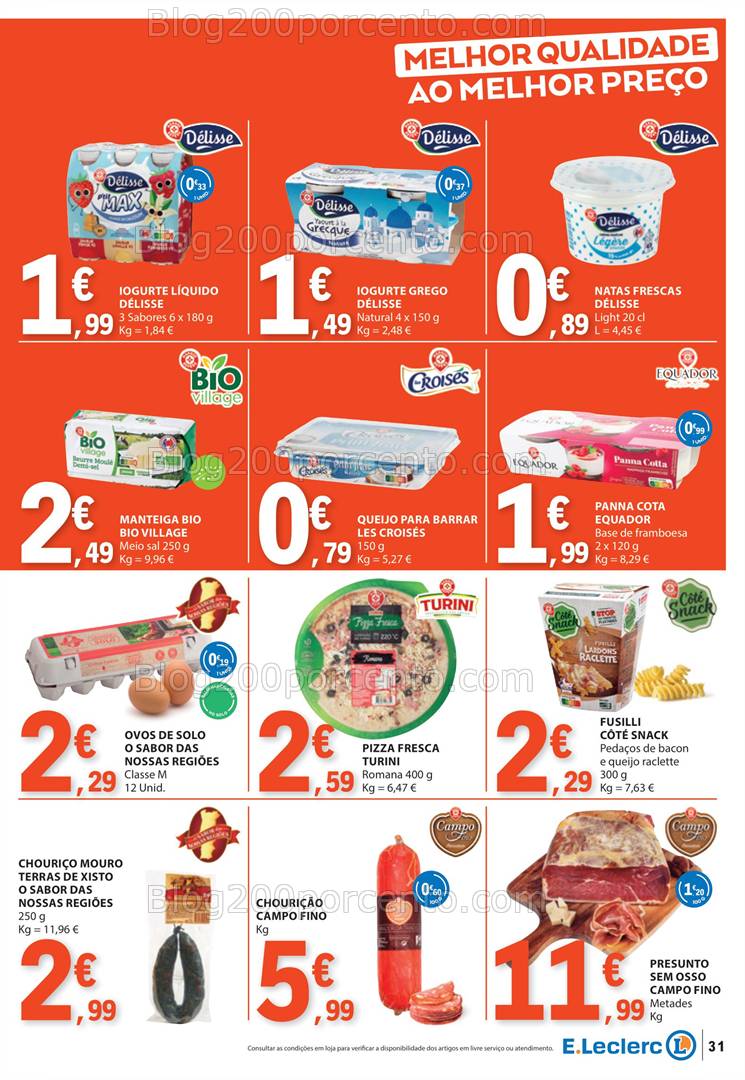 Antevisão Folheto E-LECLERC Promoções de 13 a 19 fevereiro