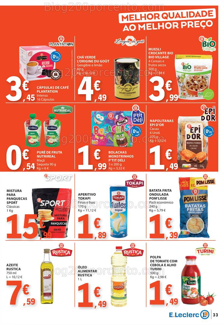 Antevisão Folheto E-LECLERC Promoções de 13 a 19 fevereiro