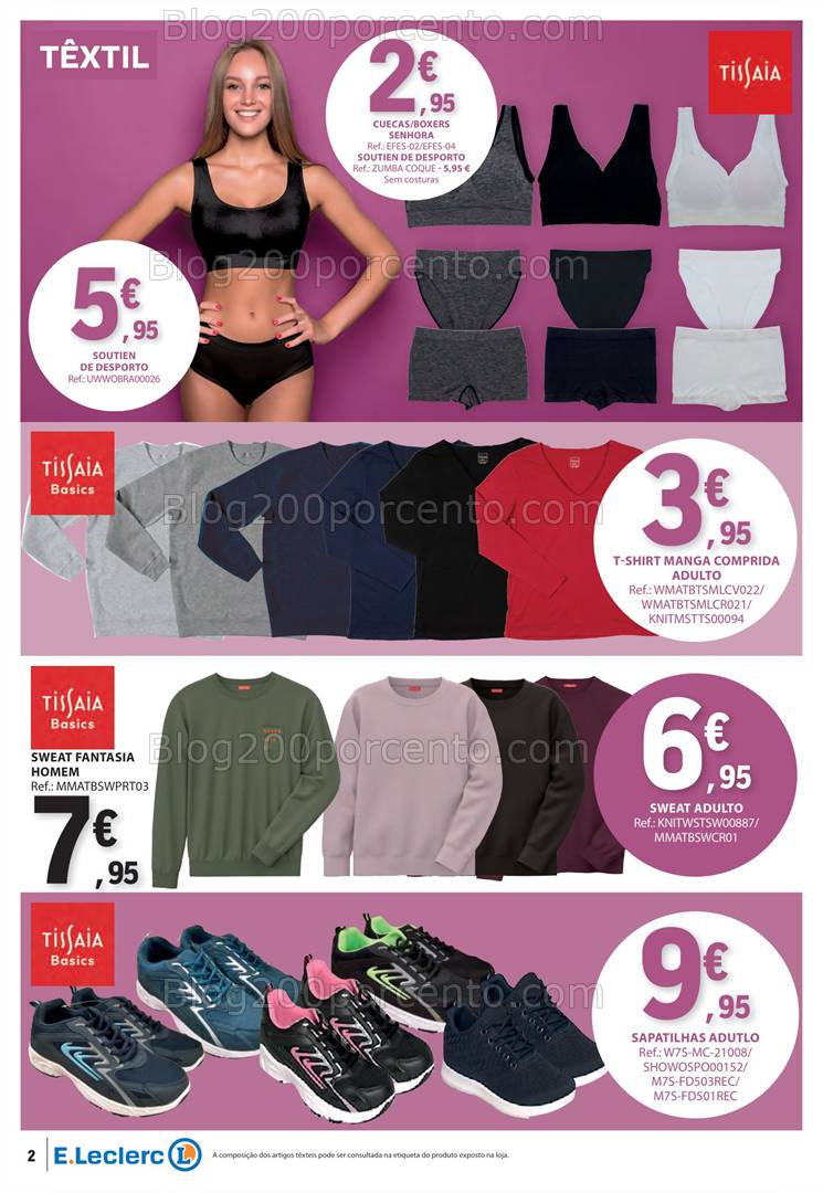 Antevisão Folheto E-LECLERC Bazar Promoções de 16 a 29 janeiro