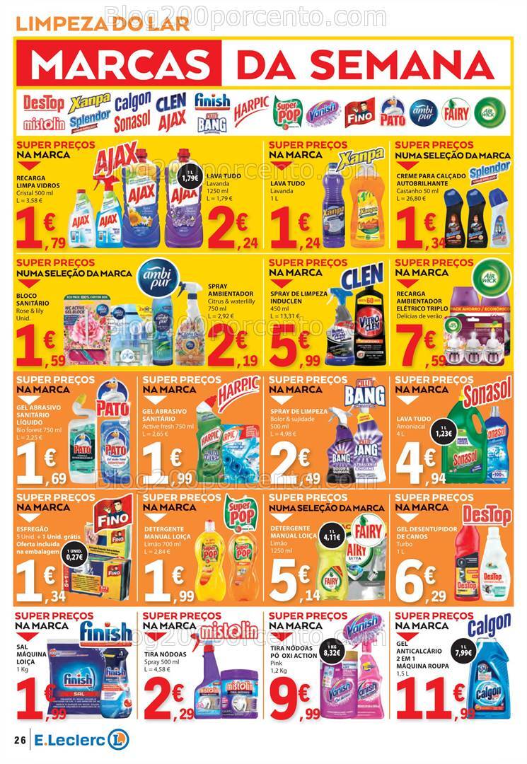 Antevisão Folheto E-LECLERC Promoções de 19 a 25 setembro