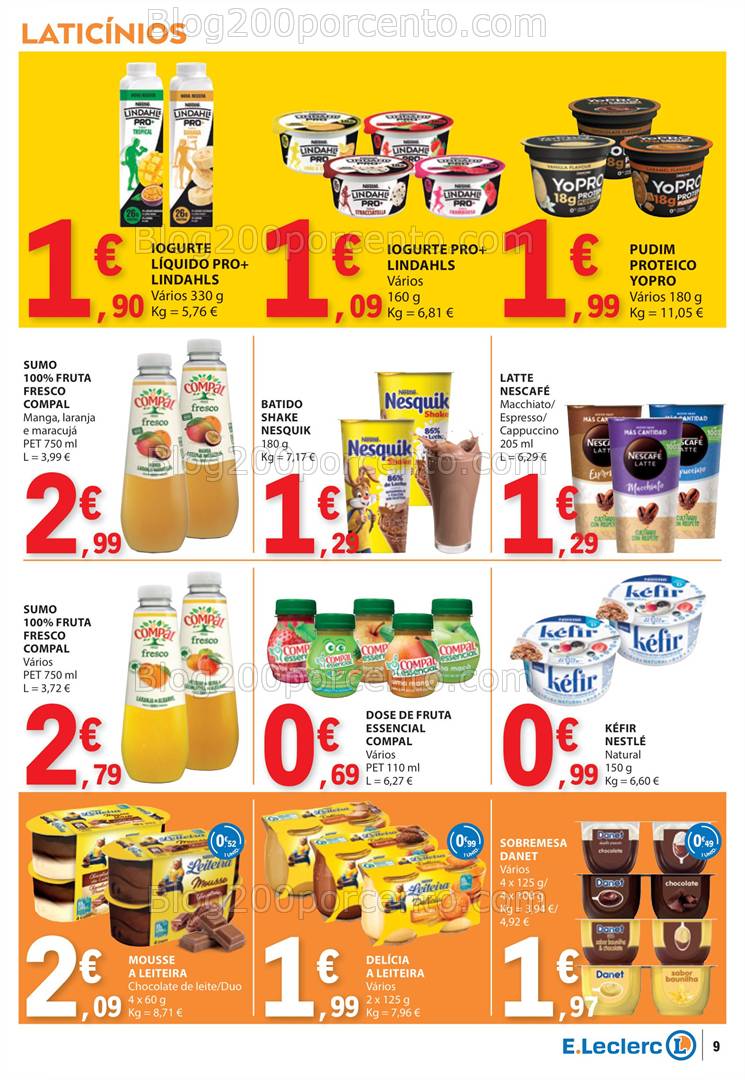Antevisão Folheto E-LECLERC Promoções de 20 a 26 fevereiro