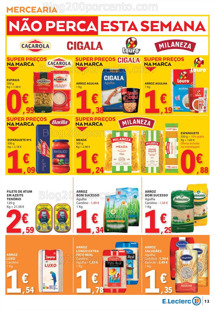 Antevisão Folheto E-LECLERC Promoções de 20 a 26 fevereiro