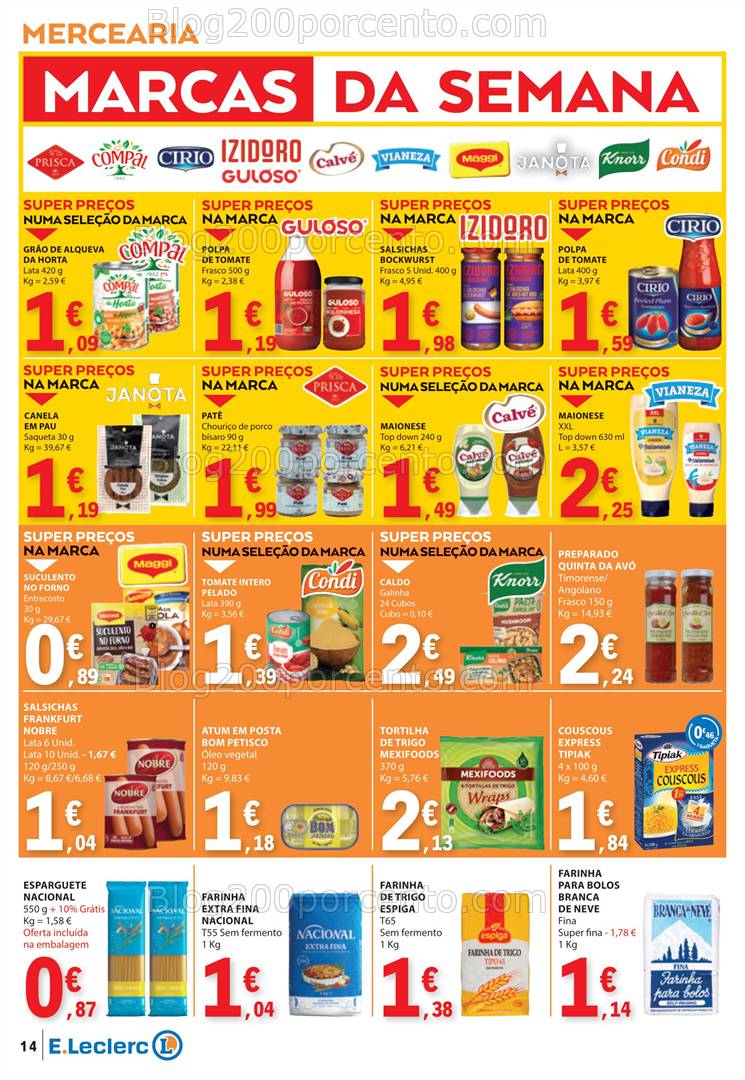 Antevisão Folheto E-LECLERC Promoções de 20 a 26 fevereiro