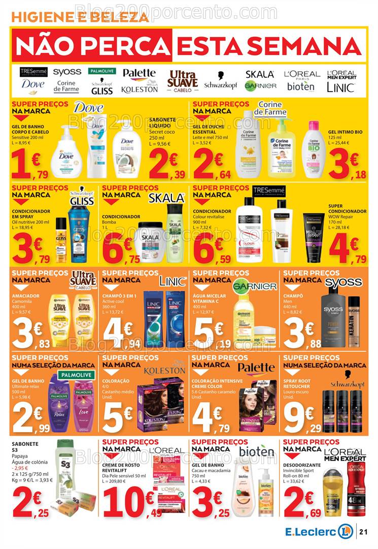 Antevisão Folheto E-LECLERC Promoções de 20 a 26 fevereiro