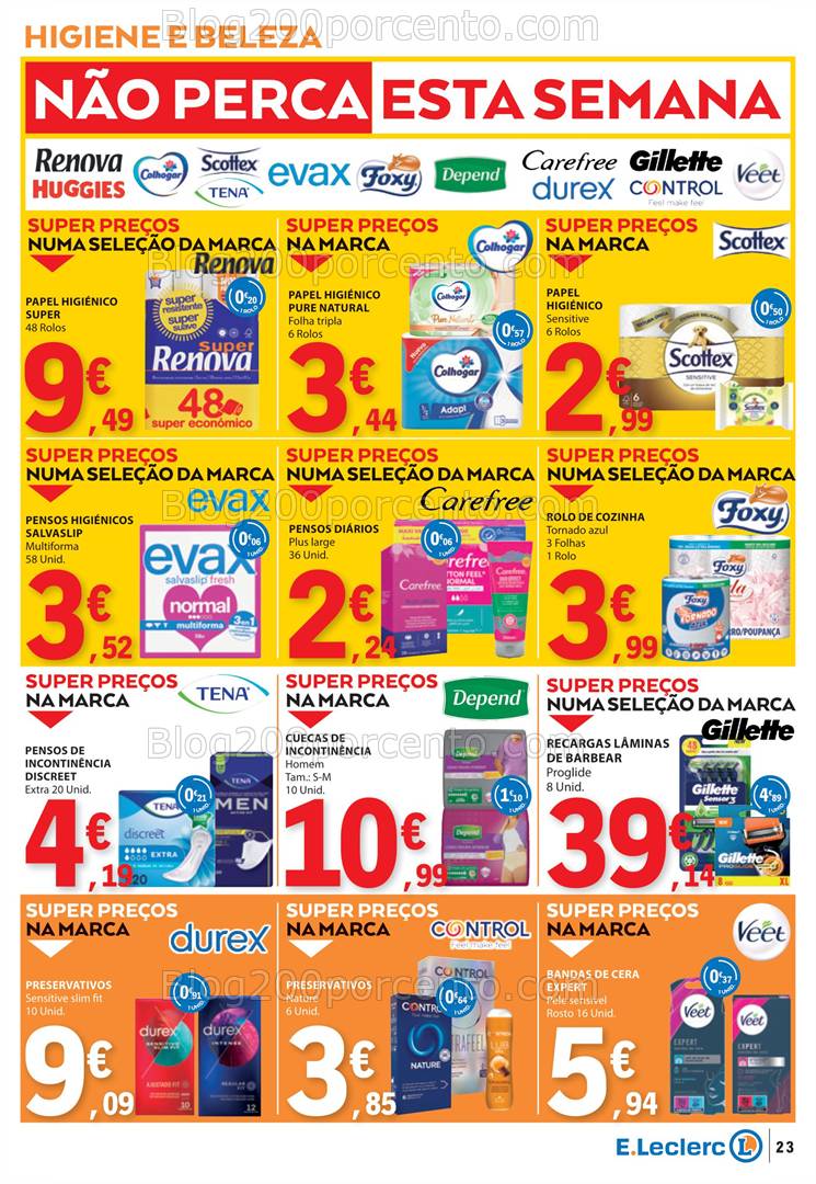 Antevisão Folheto E-LECLERC Promoções de 20 a 26 fevereiro