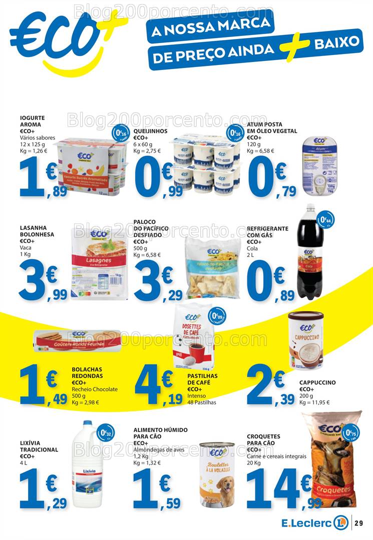 Antevisão Folheto E-LECLERC Promoções de 20 a 26 fevereiro