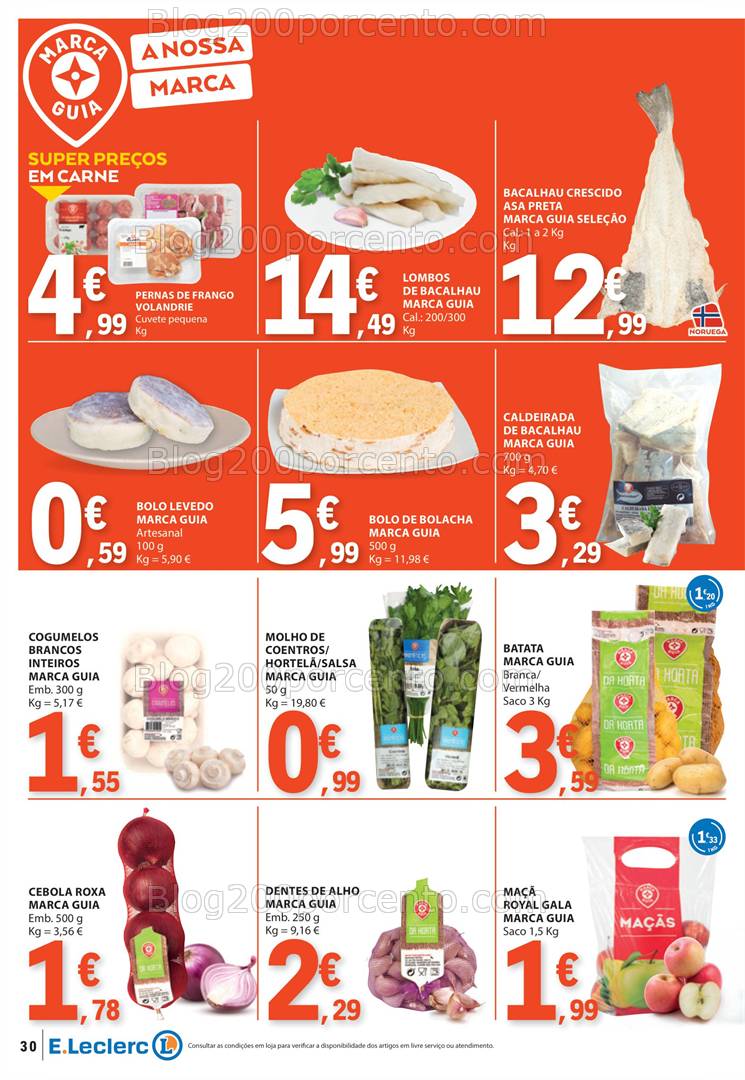 Antevisão Folheto E-LECLERC Promoções de 20 a 26 fevereiro