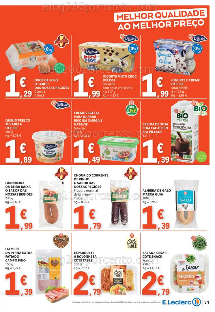 Antevisão Folheto E-LECLERC Promoções de 20 a 26 fevereiro