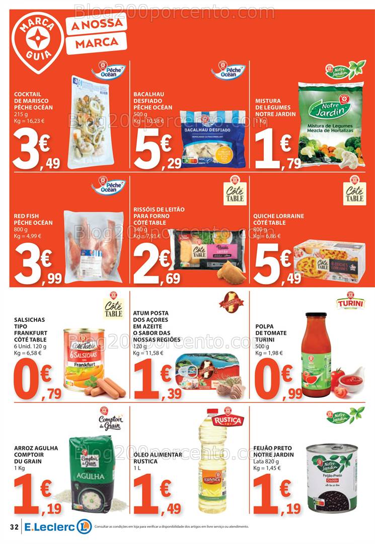 Antevisão Folheto E-LECLERC Promoções de 20 a 26 fevereiro