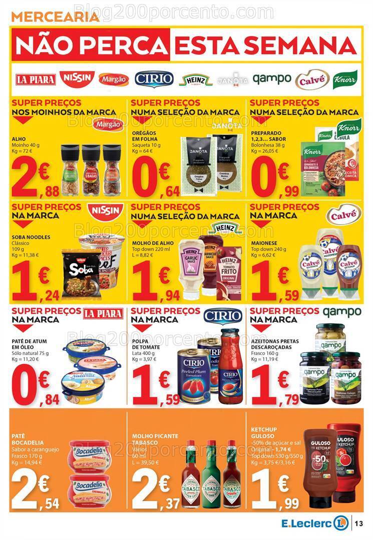 Antevisão Folheto E-LECLERC Promoções de 20 a 26 junho