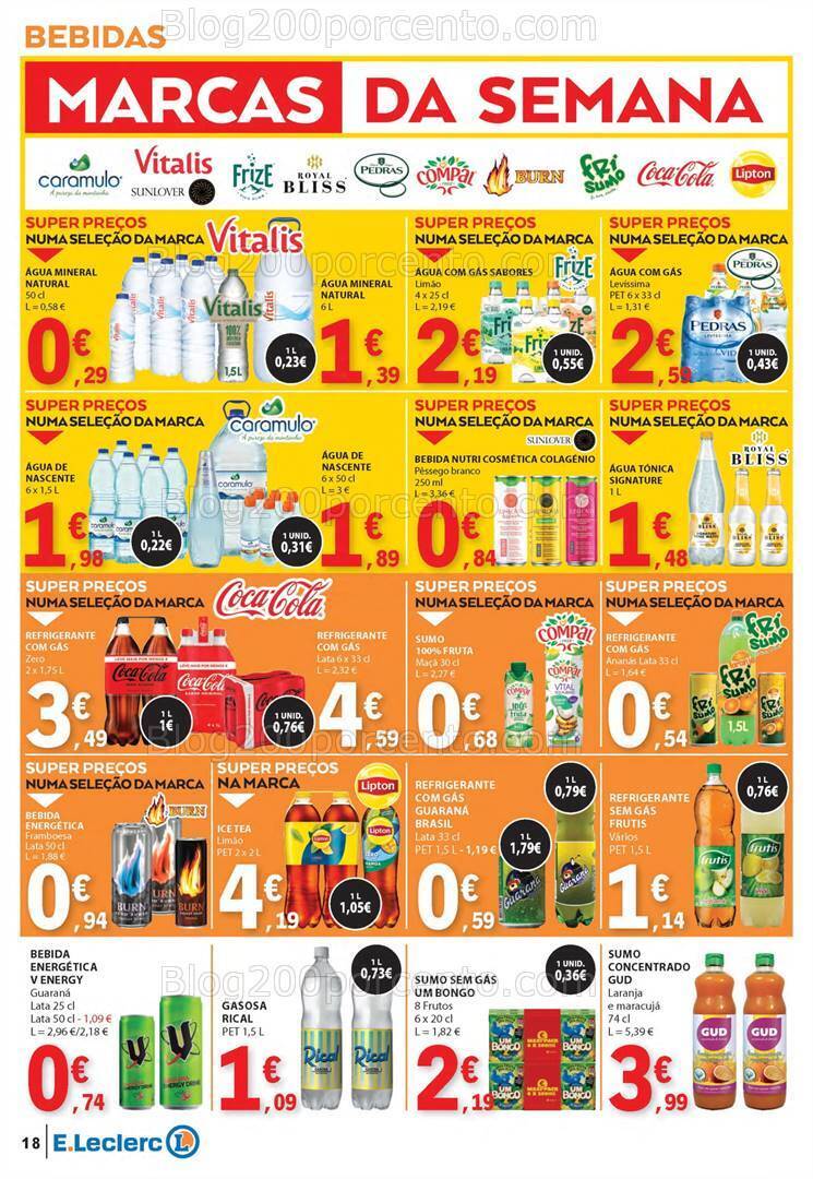 Antevisão Folheto E-LECLERC Promoções de 20 a 26 junho