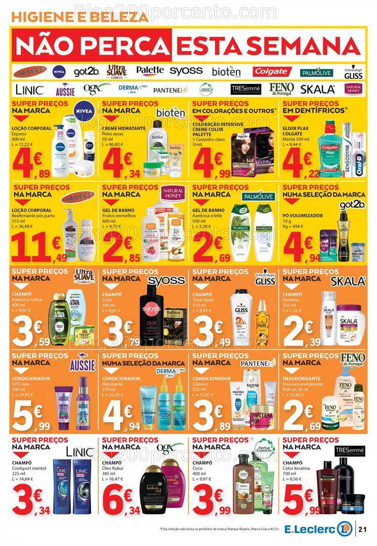 Antevisão Folheto E-LECLERC Promoções de 20 a 26 junho