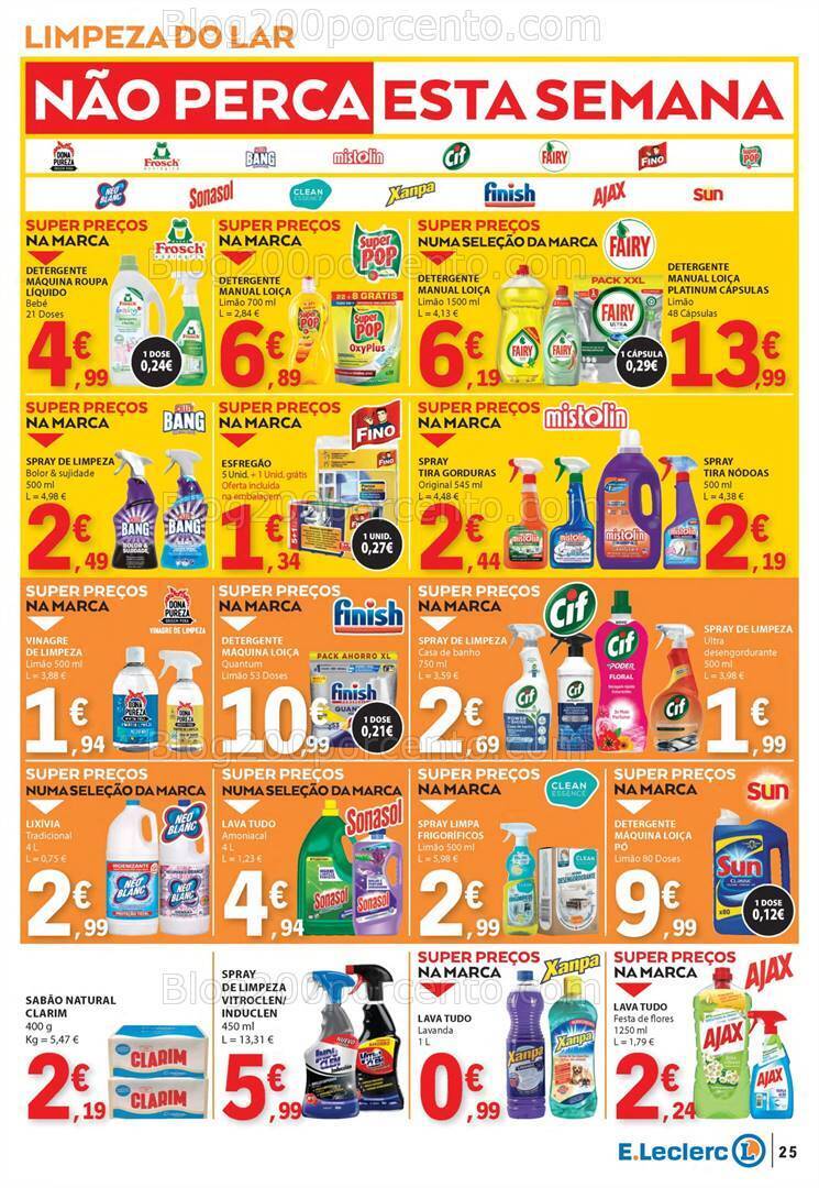 Antevisão Folheto E-LECLERC Promoções de 20 a 26 junho