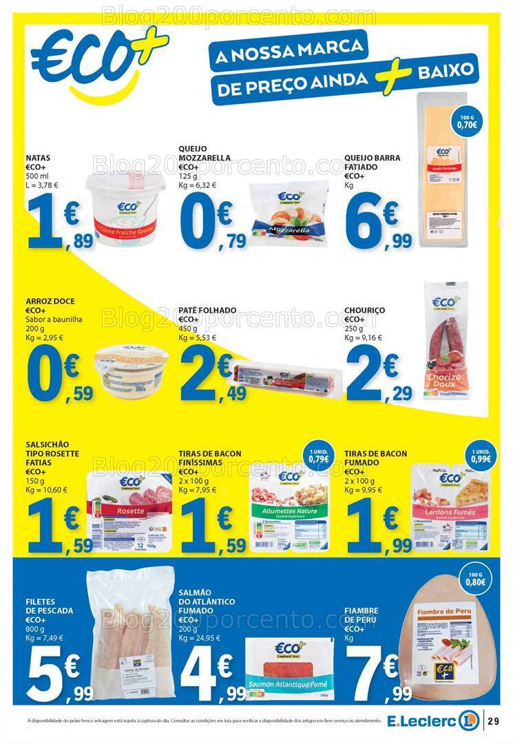 Antevisão Folheto E-LECLERC Promoções de 20 a 26 junho