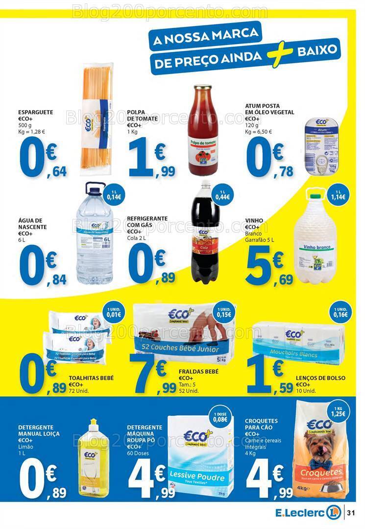 Antevisão Folheto E-LECLERC Promoções de 20 a 26 junho